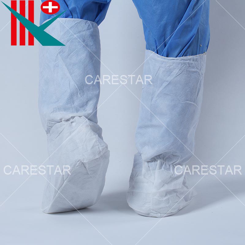 Disposable PP Coated PE Boot Cover